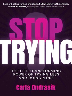 cover image of Stop Trying!